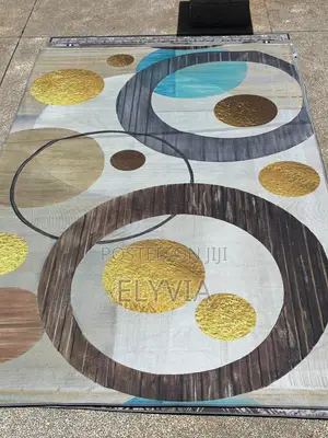 3D Abstract Geometric Carpet