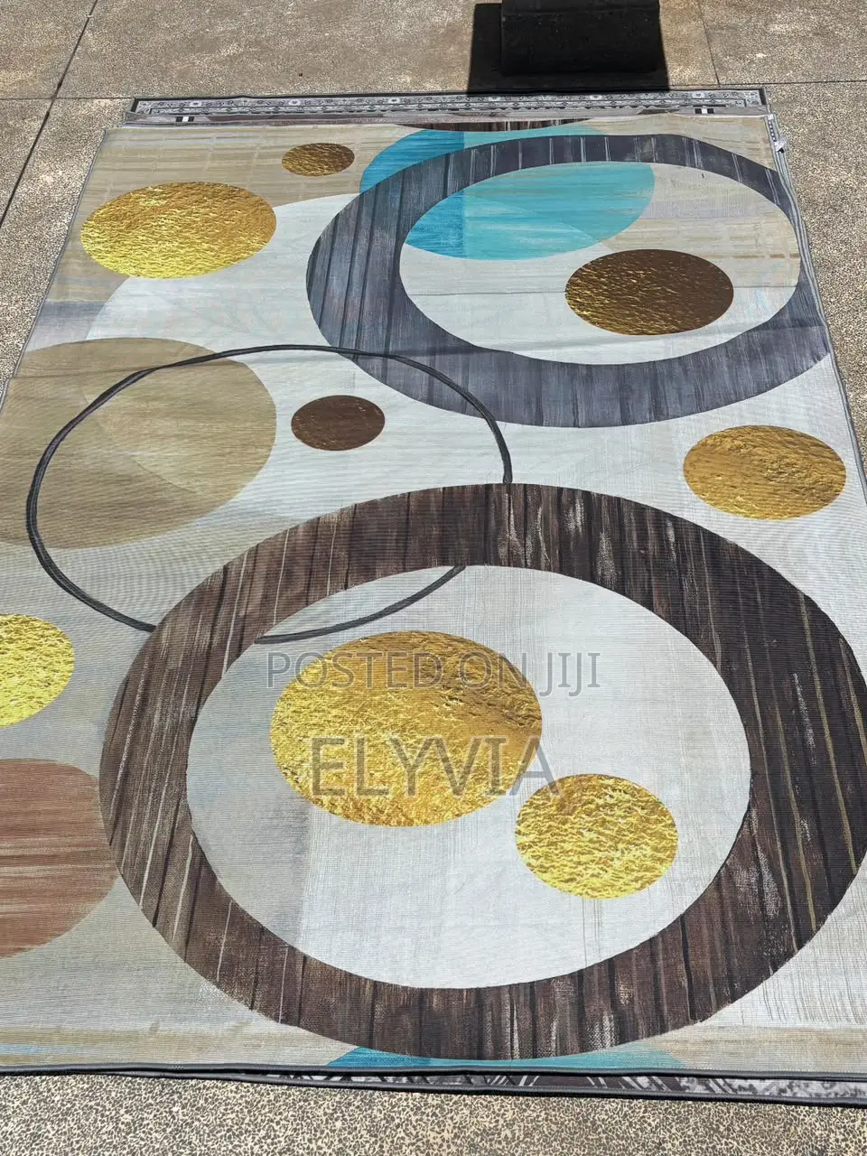 3D Abstract Geometric Carpet