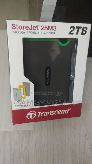 Transcend StoreJet 25M3 2TB External Hard Disk Drive