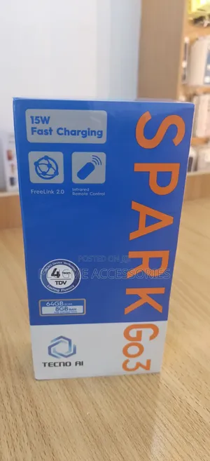 New Tecno Spark Go 3 64 GB Black
