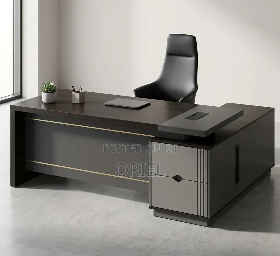 Large L-Shaped Executive Office Desk 1800mm