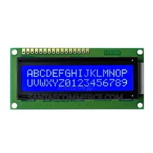 16×2 Character LCD Display Module (Blue Backlight) for Electronics