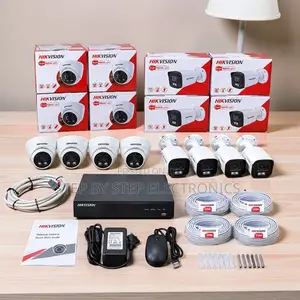 Hikvision 8 Smart Hybrid Colored Night Vision CCTV Cameras Kit