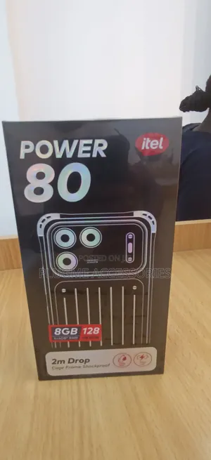 New Itel Power 80 128 GB Black