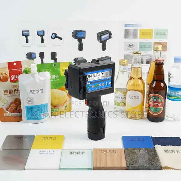 Multi Language at Handheld Inkjet Printer, Barcode/Qr Code Scanner