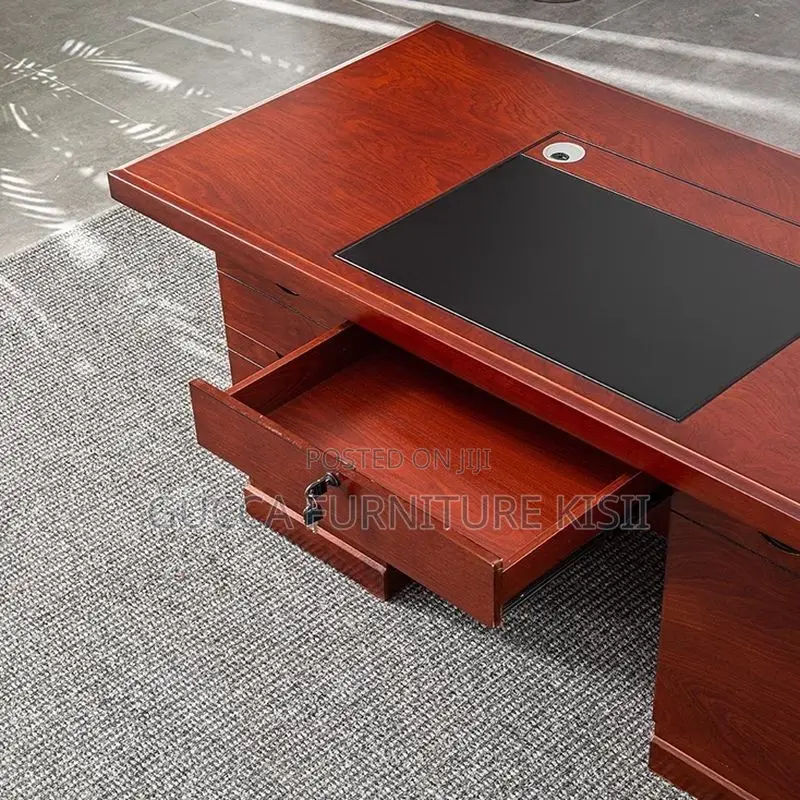 140CM Mahogany Office Desk