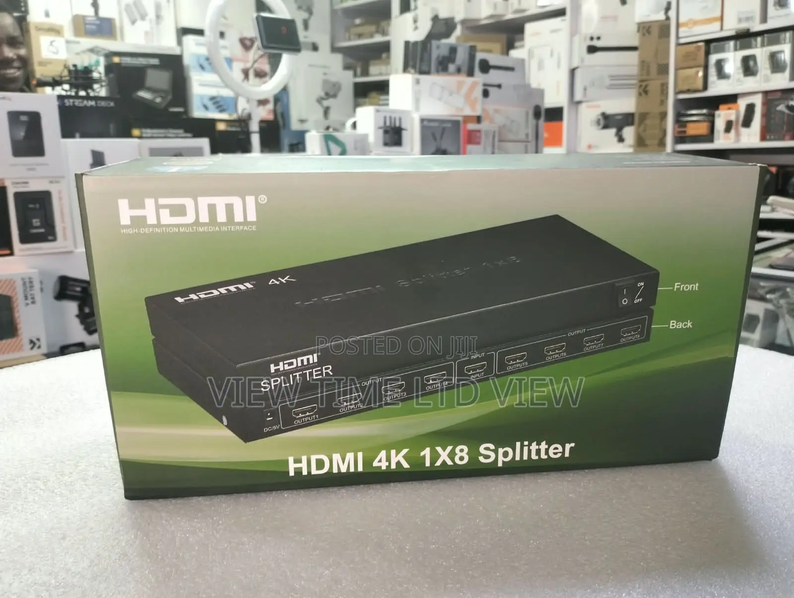4K 1×8 HDMI Splitter – 1 Input to 8 Outputs