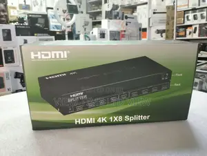 4K 1×8 HDMI Splitter – 1 Input to 8 Outputs