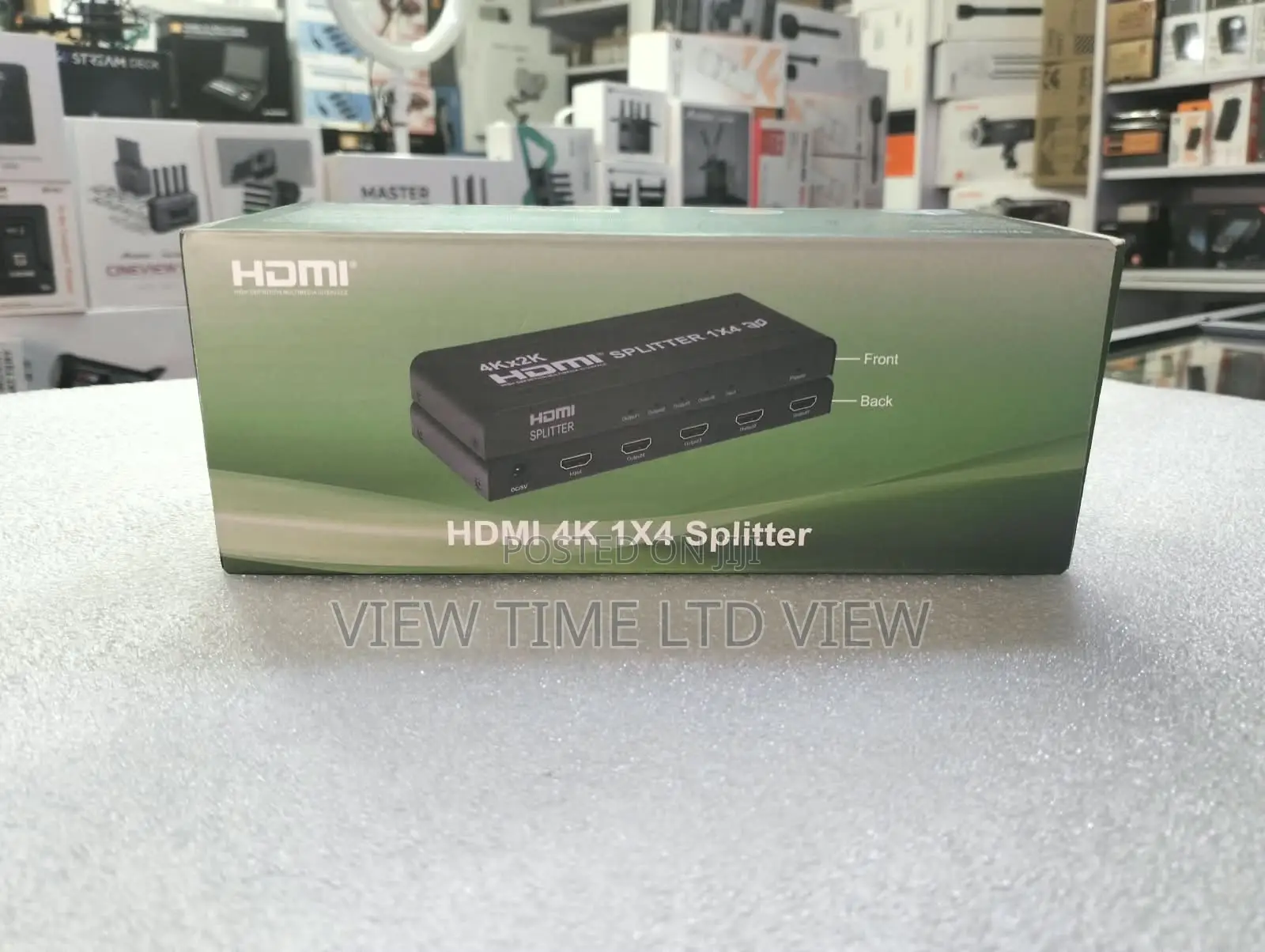 4K 1×4 HDMI Splitter – 1 Input to 4 Outputs