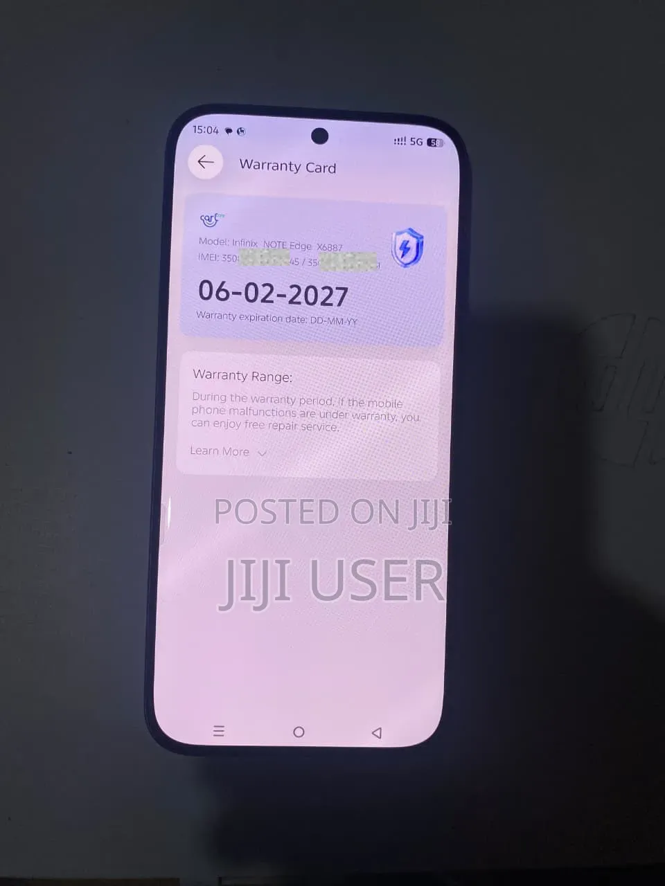 Infinix Note Edge 256 GB Blue
