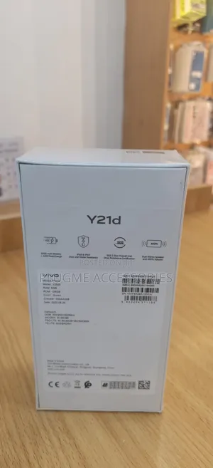 New Vivo Y21d 128 GB White
