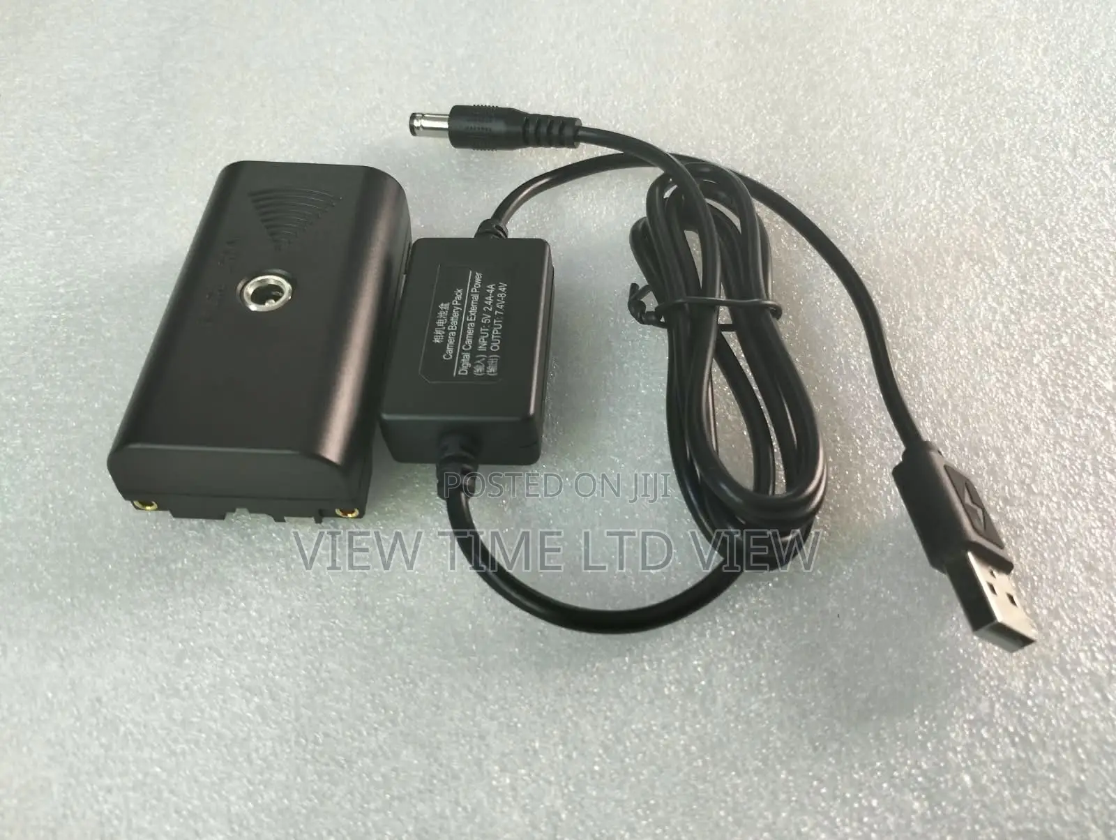 Sony NP-F550 Dummy Battery With USB/DC Power Adapter Cable