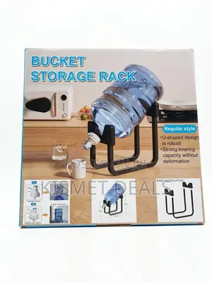 Water Dispenser Bucket Storage Rack Plus Tap Cork