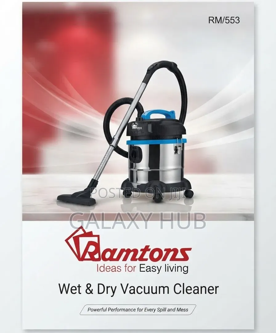 Ramtons Wet & Dry Vacuum Cleaner RM/553