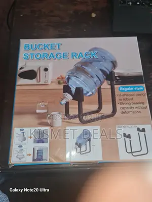 Water Dispenser Bucket Storage Rack Plus Tap Cork