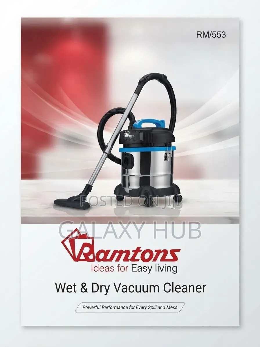 Ramtons Wet & Dry Vacuum Cleaner RM/553