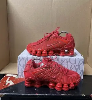 The Nike Shox TL Monochrome 'Gym Red Size 38-45
