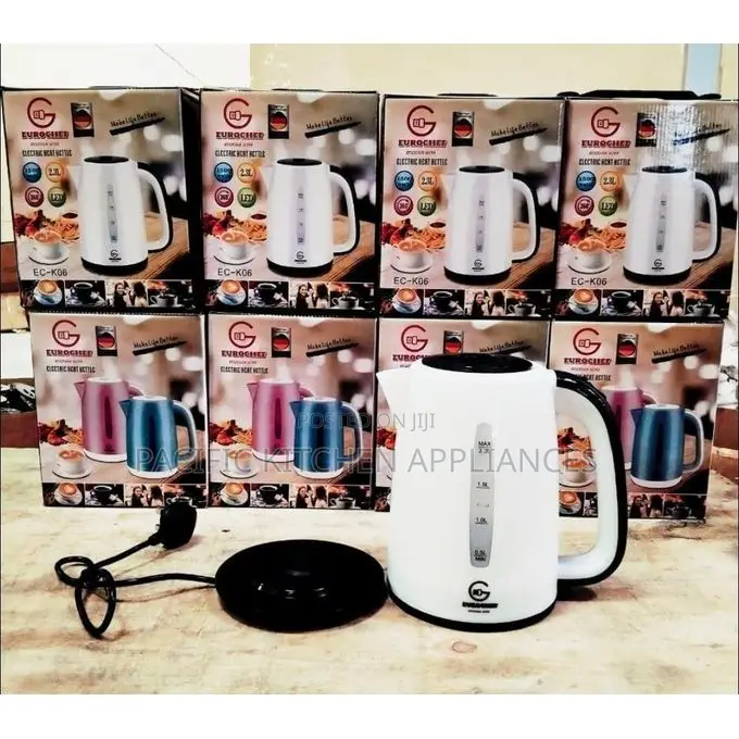 Eurochef 2.3ltrs Plastic Electric Cordless Kettle , Automatic