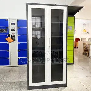 Glass Swing Door File Cabinet