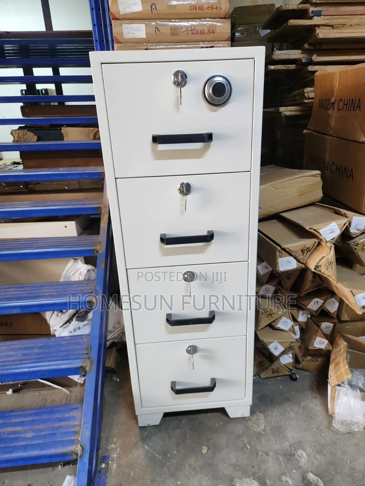 4-Drawer Fireproof Filing Safe Cabinet.