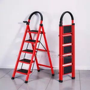 2,3,4 and 5 Step Folding Ladder Strong Hinges for Construction Tasks