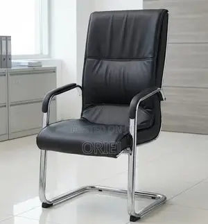 Executive Padded Leather Visitor Chair