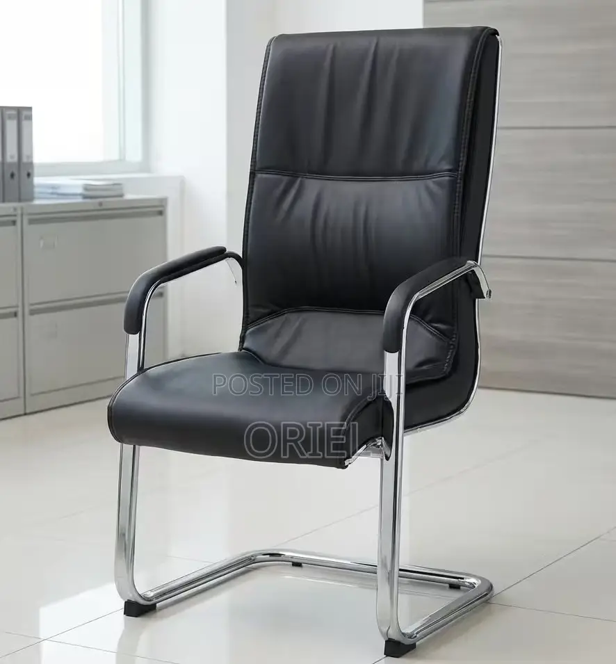 Executive Padded Leather Visitor Chair