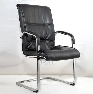 Executive Padded Leather Visitor Chair