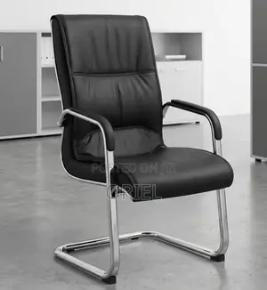 Executive Padded Leather Visitor Chair