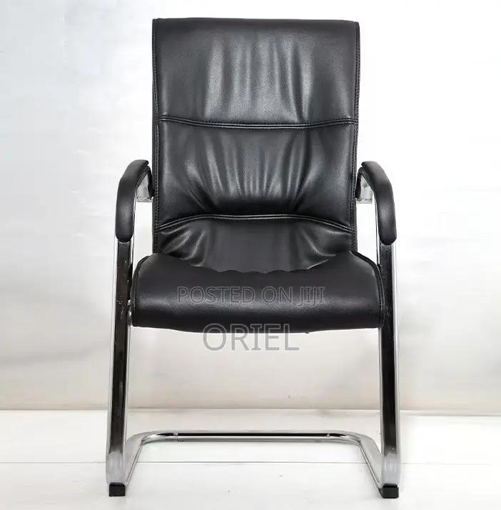 Executive Padded Leather Visitor Chair