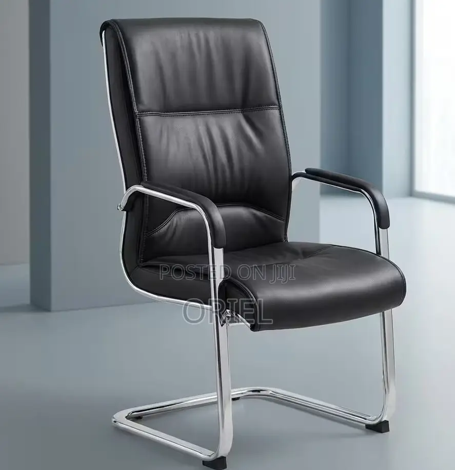Executive Padded Leather Visitor Chair