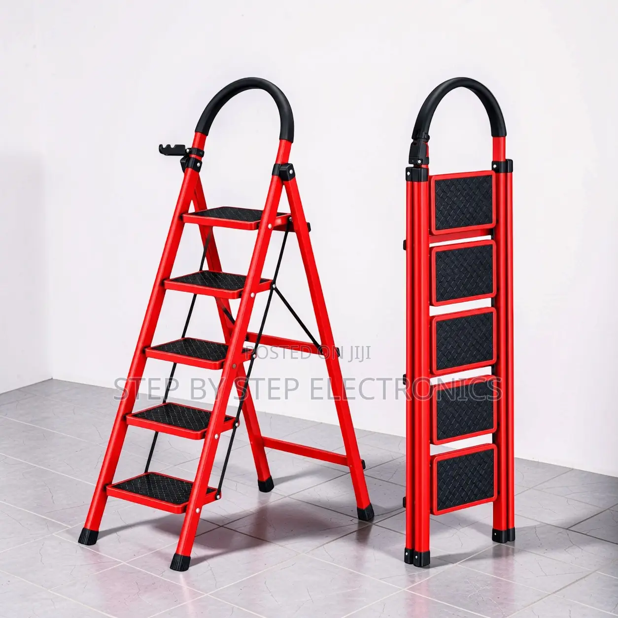 2,3,4 and 5 Step Folding Ladder Safety Lock for Painting Projects