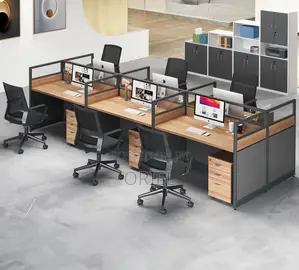 6-User Shared Office Desk Workstation