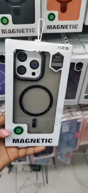 Matte MagSafe Case for iPhone 16 Pro Max Camera Ring and Magnetic