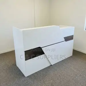 White Front Office Reception Desk-1.6m