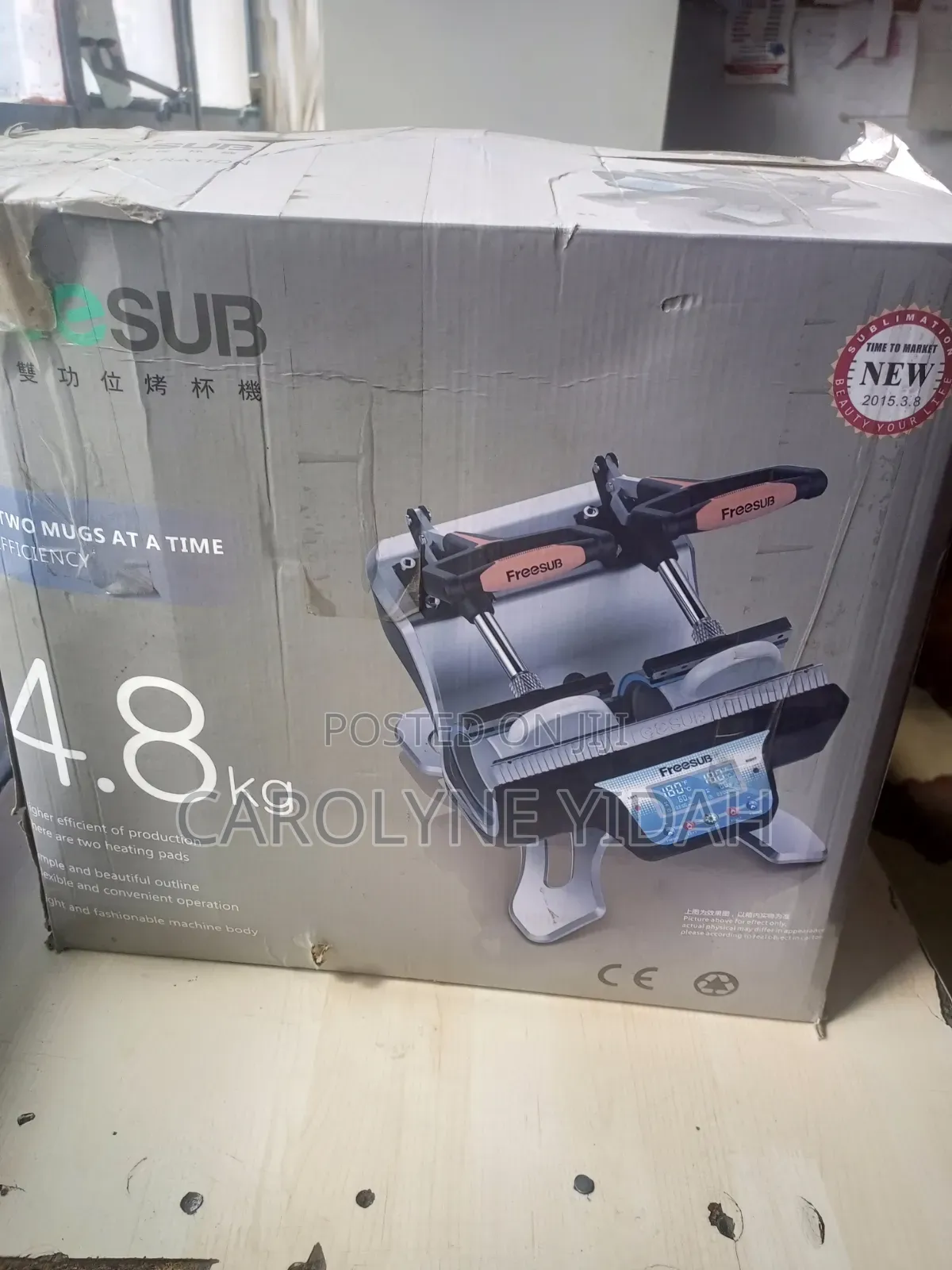 Mug Press Machine