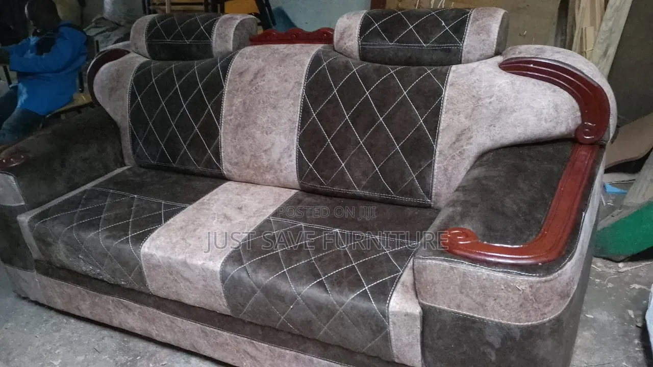 Sofa Set 5 Seater Semi Recliner