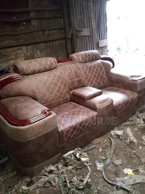 Sofa Set 5 Seater Semi Recliner