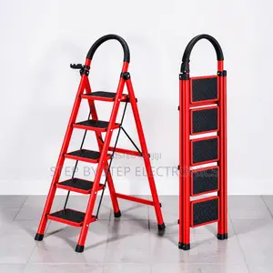 2,3,4 and 5 Step Folding Ladder Easy Storage for Installation Work