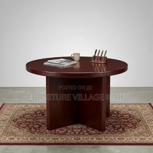4-Person Circular Conference Table