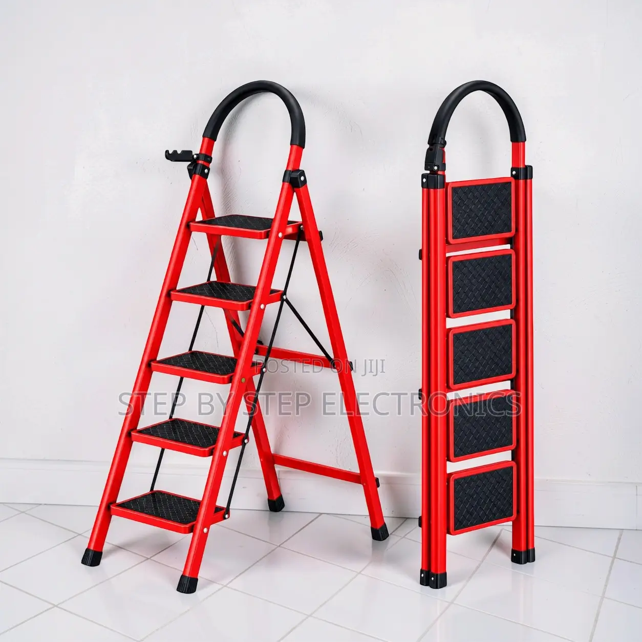 2,3,4 and 5 Step Folding Ladder Portable Design for Plumbing Work