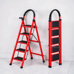 2,3,4 and 5 Step Folding Ladder Portable Design for Plumbing Work