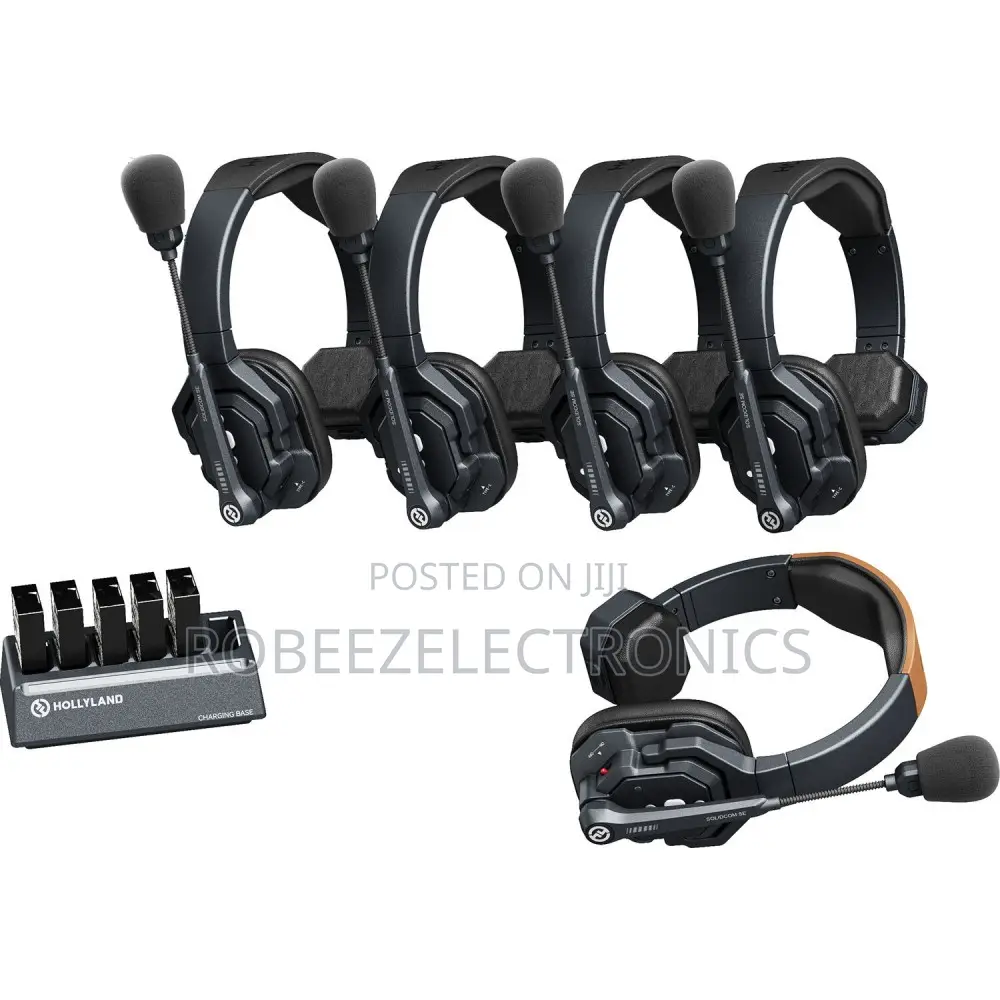 Hollyland Solidcom SE Global 5S 5-Person Full-Duplex Intercom System