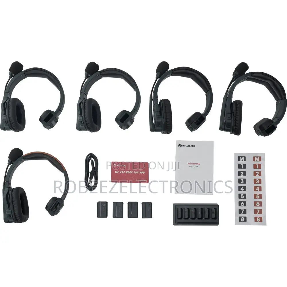 Hollyland Solidcom SE Global 5S 5-Person Full-Duplex Intercom System