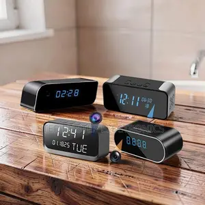 Home Motion Watcher WiFi Alarm Table Clock Hidden Spy Camera