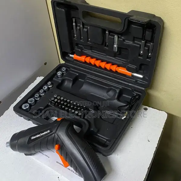Portable Carry Case Rechargeable Electric Screwdriver Multi-Bit Drill