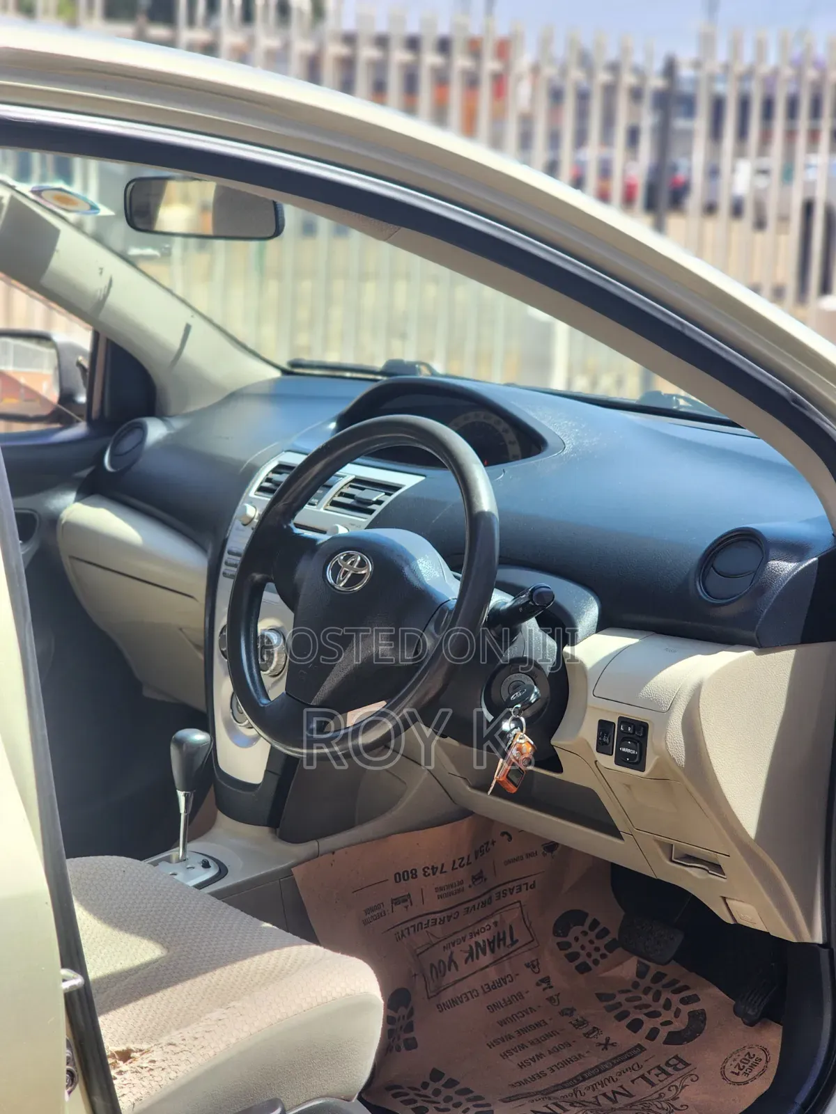 Toyota Belta 2008 Blue