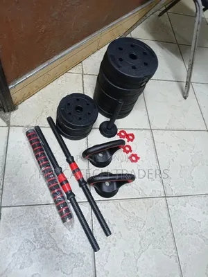 30KG Adjustable Dumbbell & Barbell Weight Set