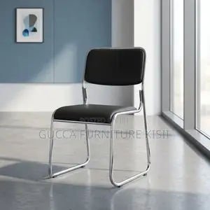 Stackable Leather Visitors Chair
