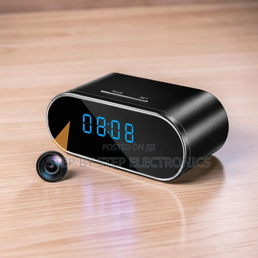 Smart Motion Watcher WiFi Alarm Table Clock Hidden Spy Camera